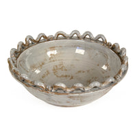 Distressed Grey Bowl by Zentique