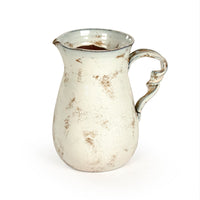 Distressed Off-White Pitcher by Zentique