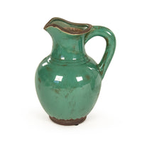 Distressed Green Pitcher Small by Zentique