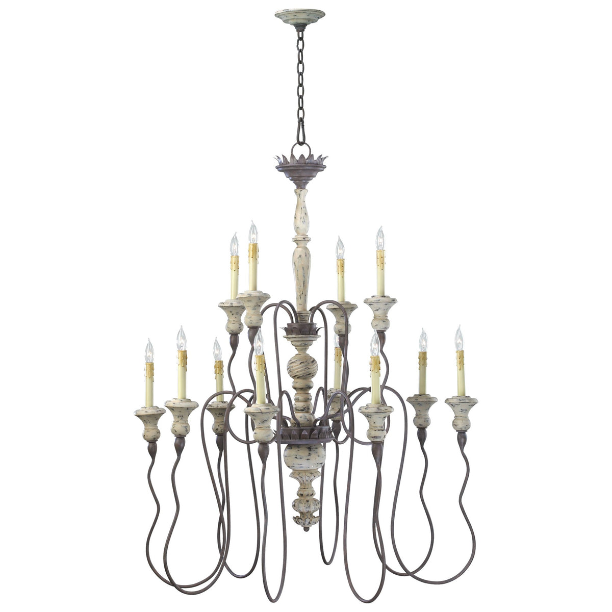 PROVENCE 12LT Chandelier-CHS by Cyan