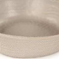 Grey Cross Weave Bowl Large by Zentique