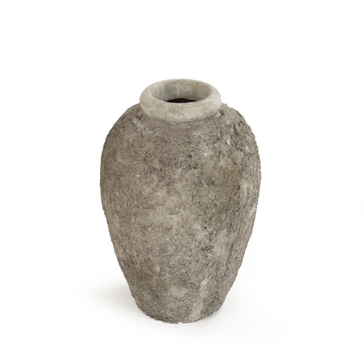 Distressed Grey Vase  (8383S A717) by Zentique