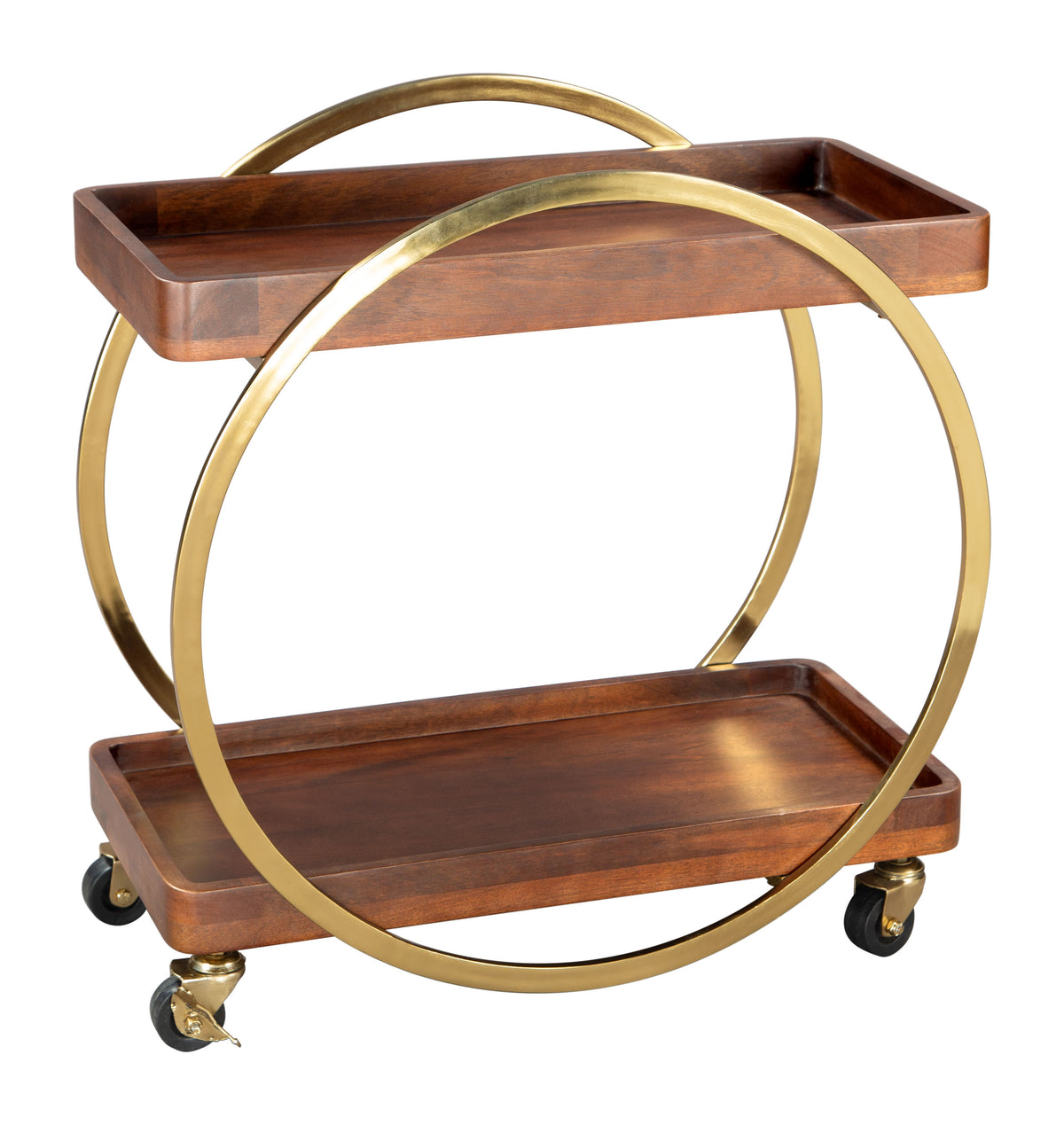 Arenas Bar Cart Brown