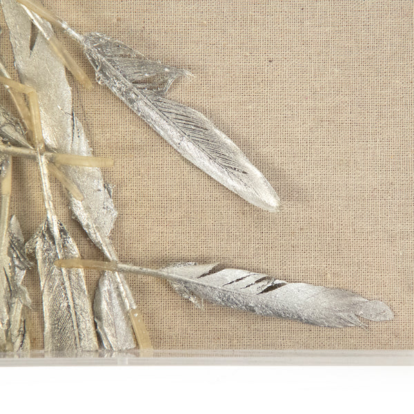 Abstract Feather Art (Set of 4) by Zentique