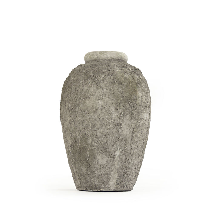 Distressed Grey Vase  (8383S A717) by Zentique