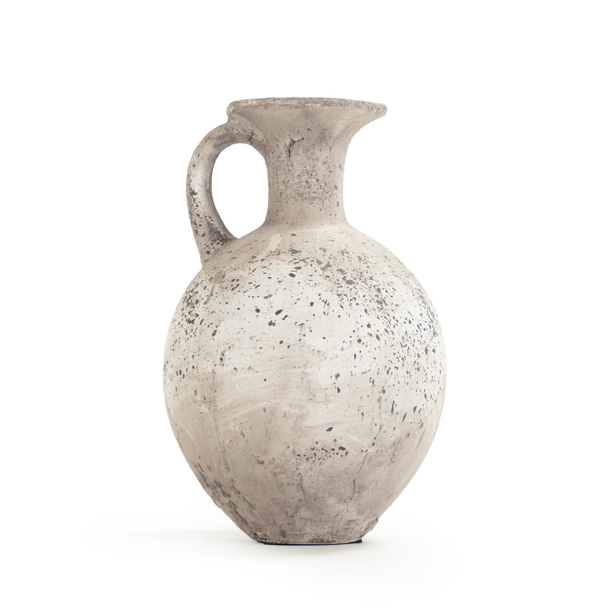 Distressed Grey Wash Jar (8496L A344) by Zentique