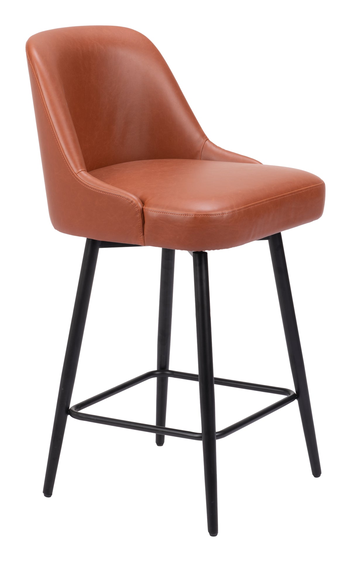 Keppel Swivel Counter Stool Brown