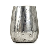 Distressed Metallic Silver Vase (9344L A840) by Zentique