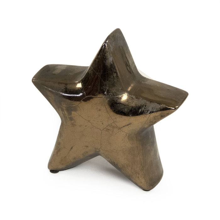 Distressed Metallic Bronze Star (9410S A773) by Zentique