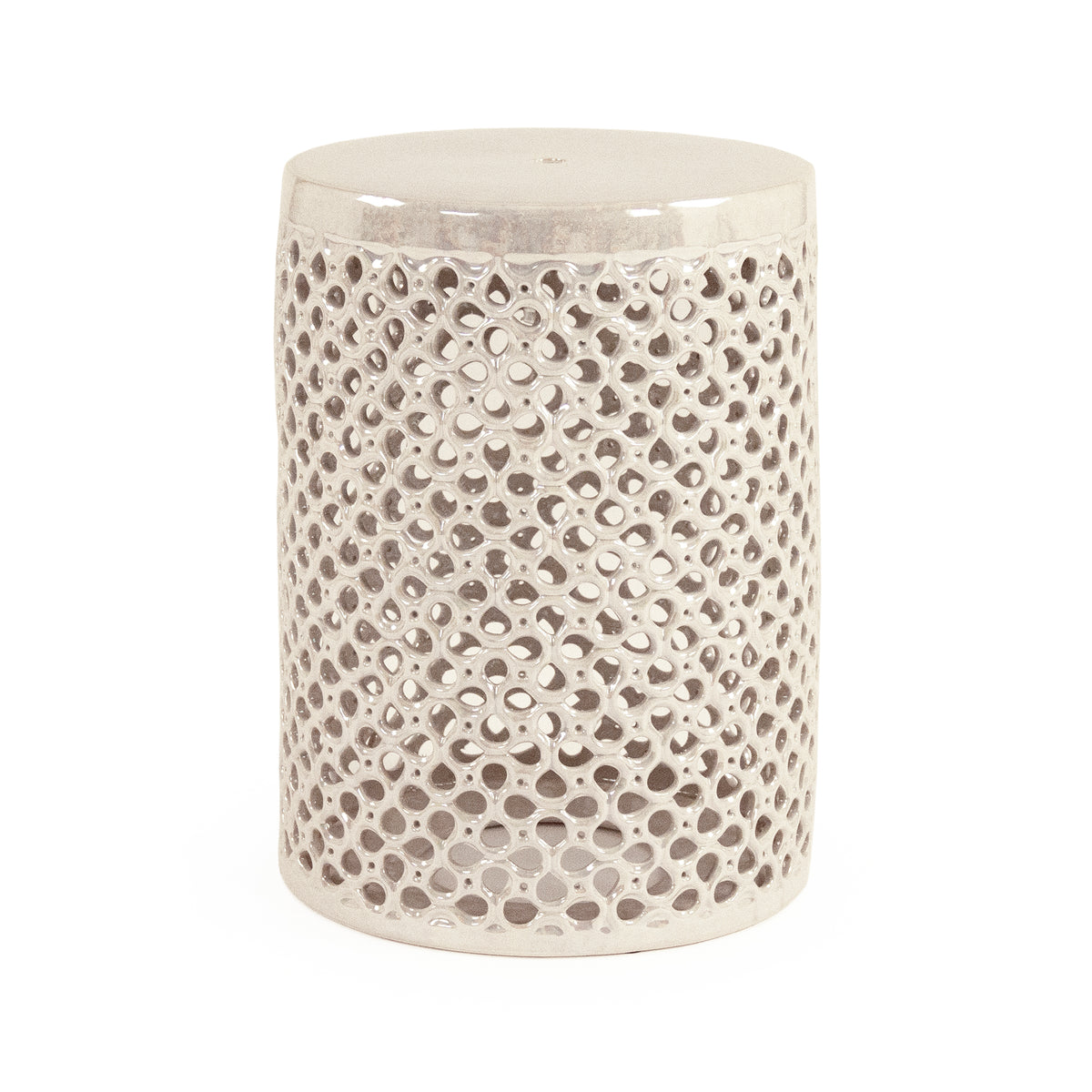 Lanie Garden Stool Grey by Zentique