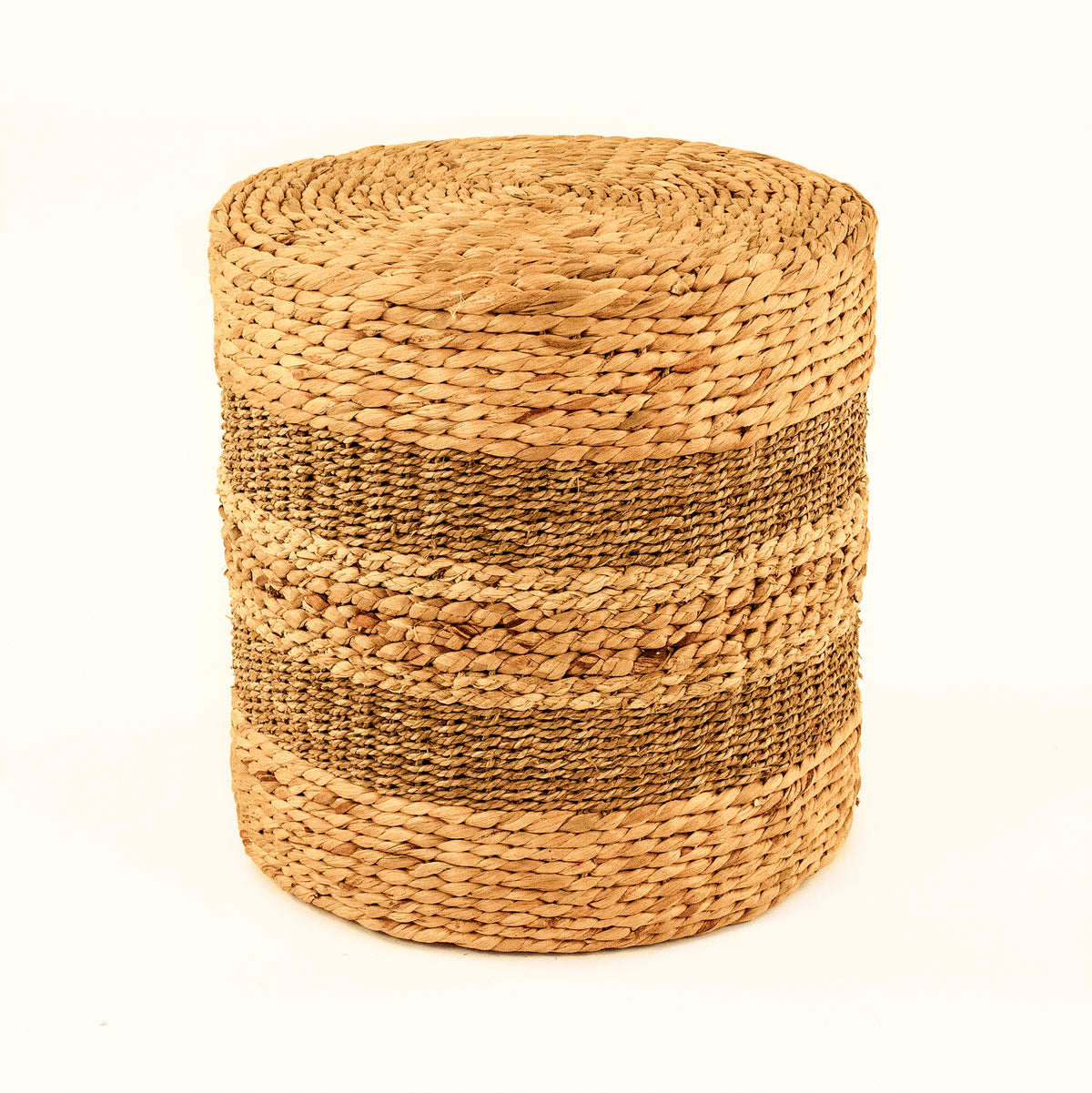 Woven Cylinder Stool by Zentique
