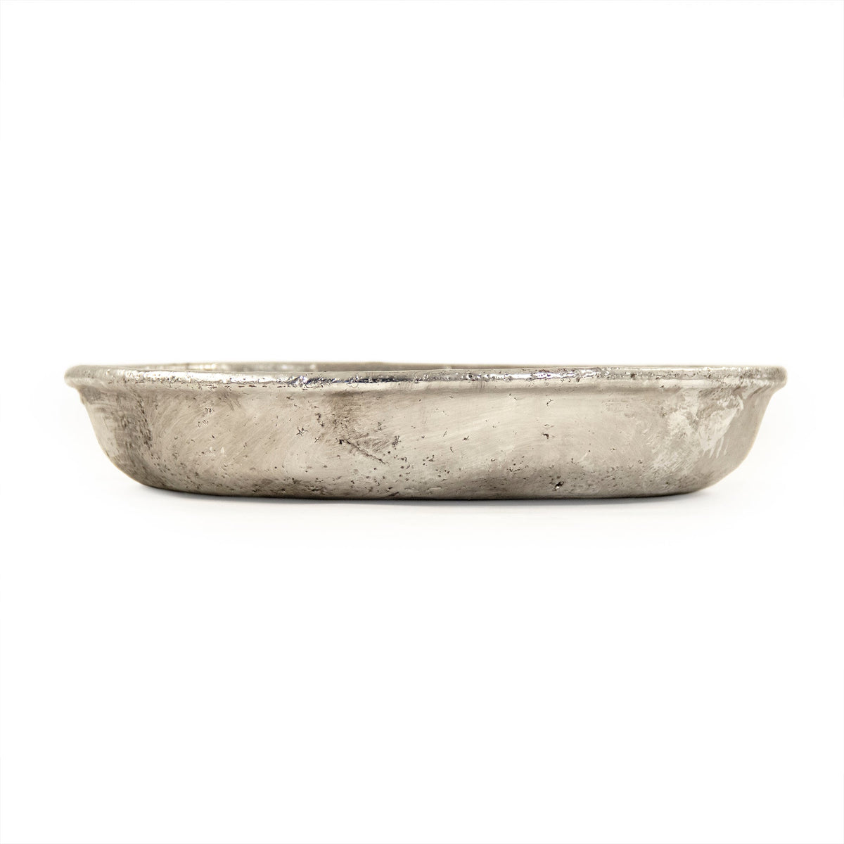 Distressed Metallic Silver Plate (9702L A840) by Zentique