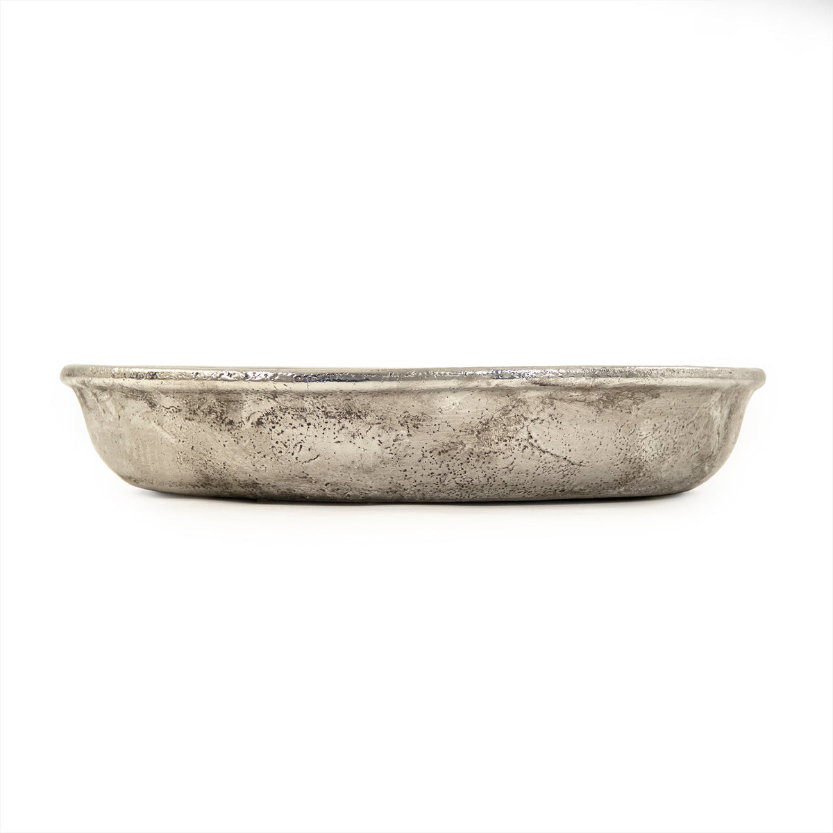 Distressed Metallic Silver Plate (9702S A840) by Zentique