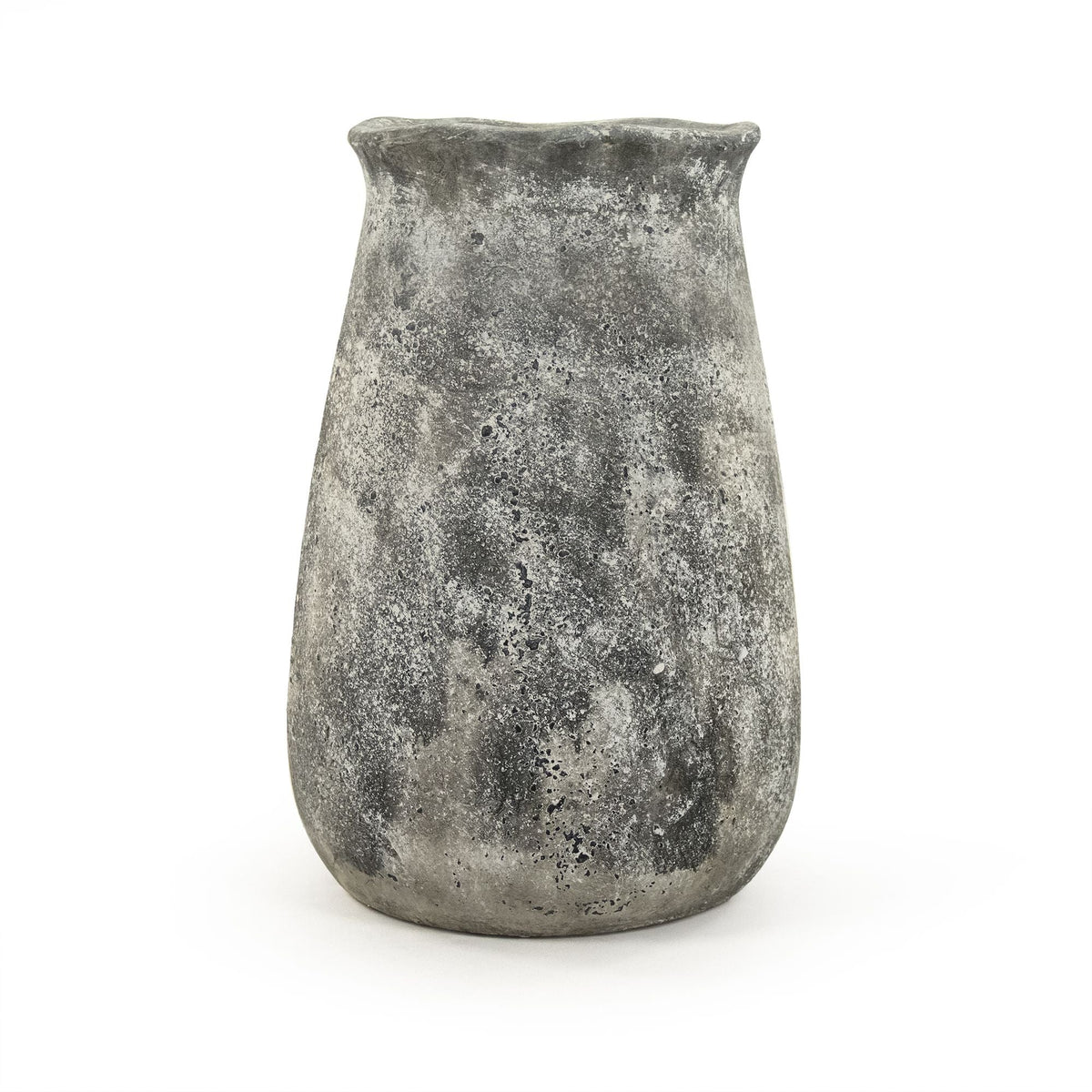 Distressed Grey Vase (9801L A866) by Zentique