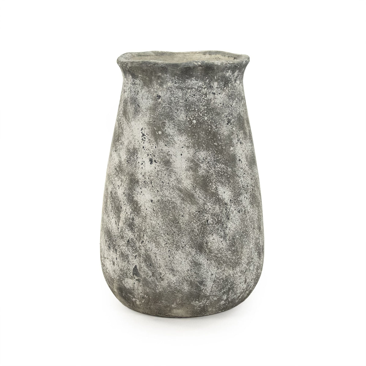 Distressed Grey Vase (9801S A866) by Zentique