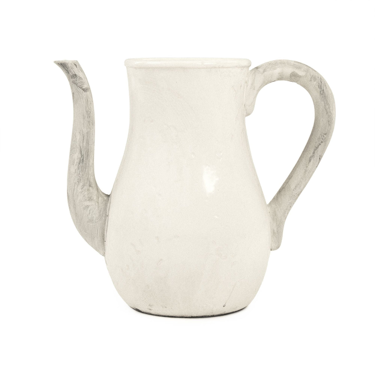 Distressed White Pitcher (9824S A25A) by Zentique