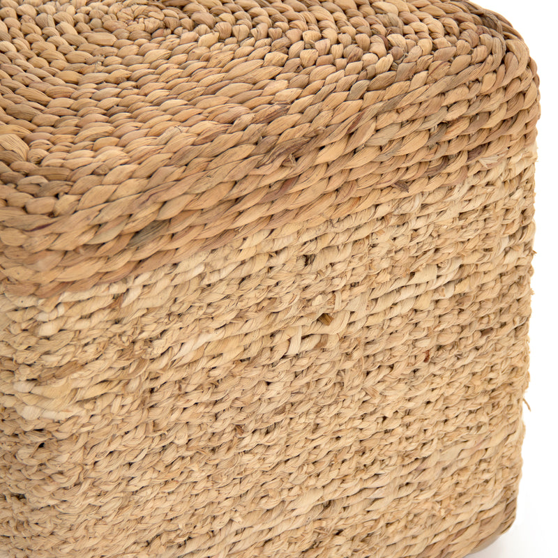 Woven Cube Ottoman by Zentique