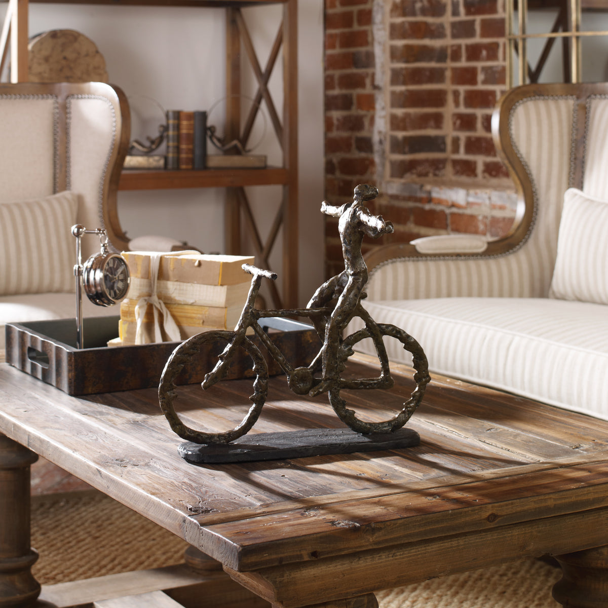 Uttermost Freedom Rider Metal Figurine