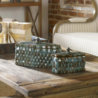 Uttermost Neelab Ceramic Containers, Set/2