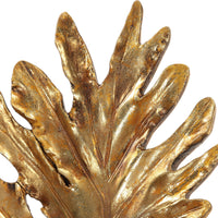 Uttermost Oak Leaf Metallic Gold Bowl