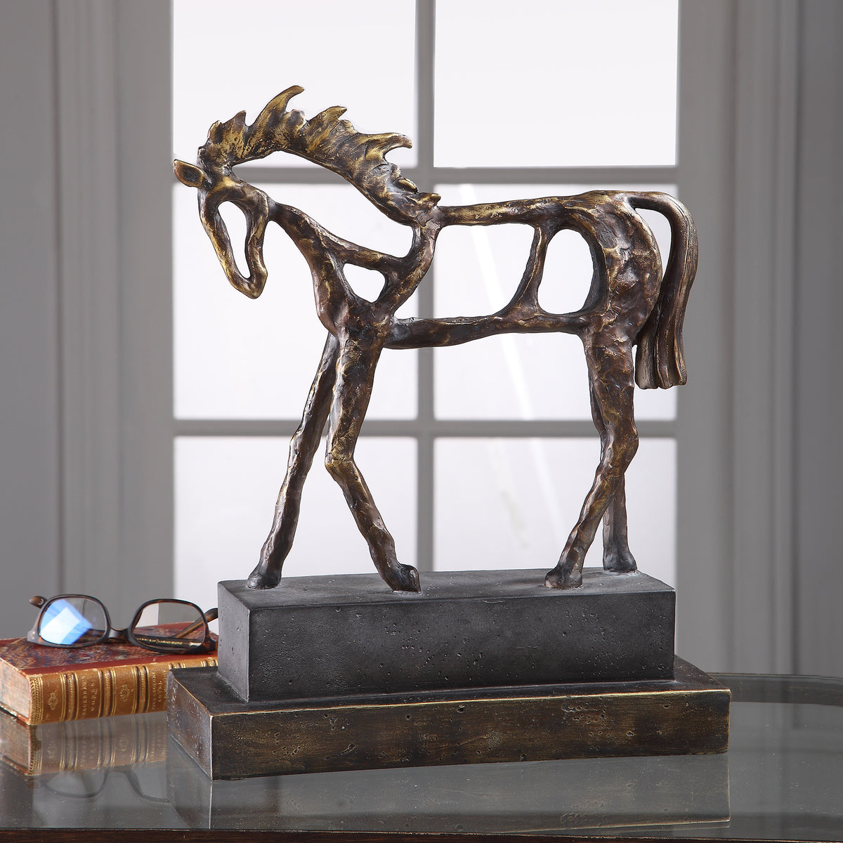 Uttermost Titan Horse Sculpture