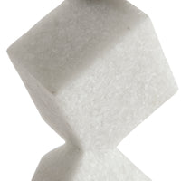 Uttermost Casen Marble Cube Candleholders, S/2