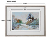 Uttermost Morning Lake Watercolor Framed Print