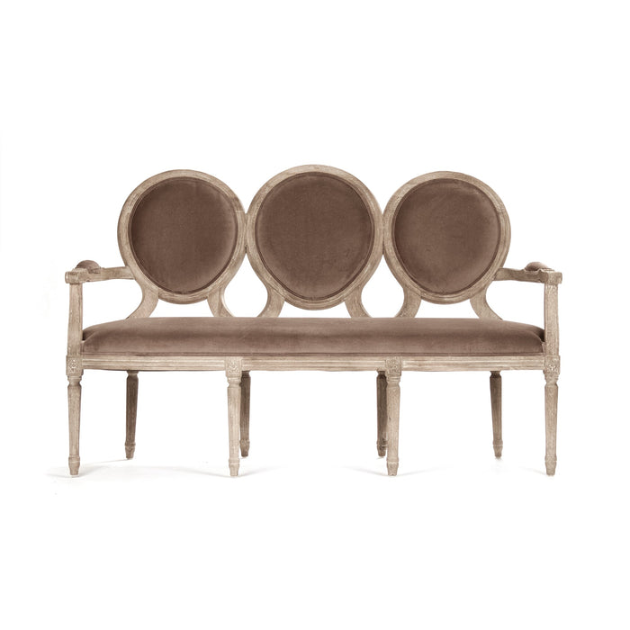Medallion Settee by Zentique