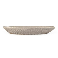 Grey Cross Weave Platter Medium by Zentique