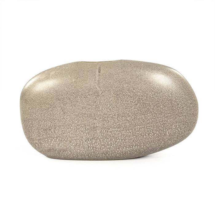 Splash Grey Oval Pebble Vase by Zentique