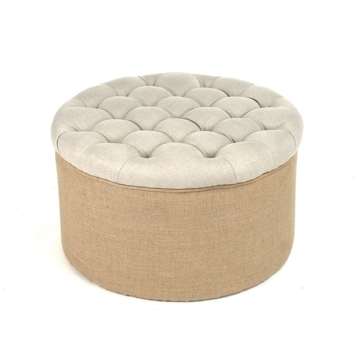 Round Ottoman by Zentique