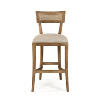 Carvell Cane Back Bar Stool by Zentique