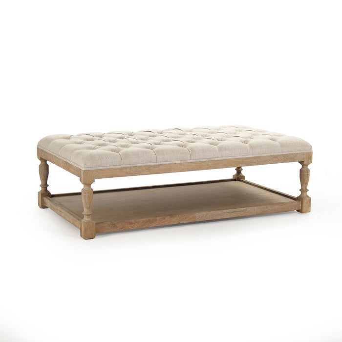 Rectangular Tufted Ottoman by Zentique