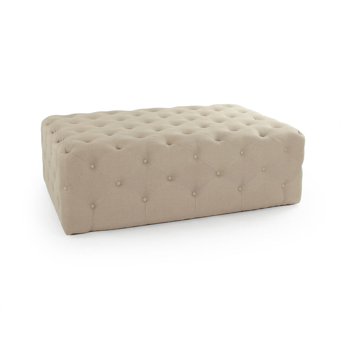 Rectangular Tufted Ottoman by Zentique