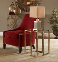 Uttermost Mirrin Accent Table