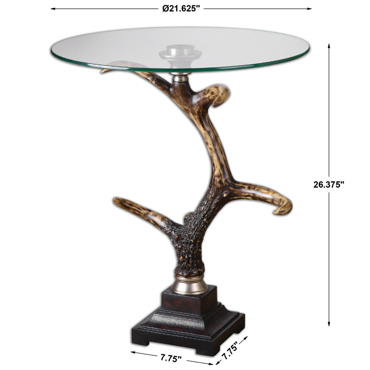 Uttermost Stag Horn Side Table