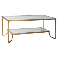 Uttermost Katina Gold Leaf Coffee Table