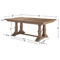 Uttermost  Stratford Salvaged Wood Dining Table