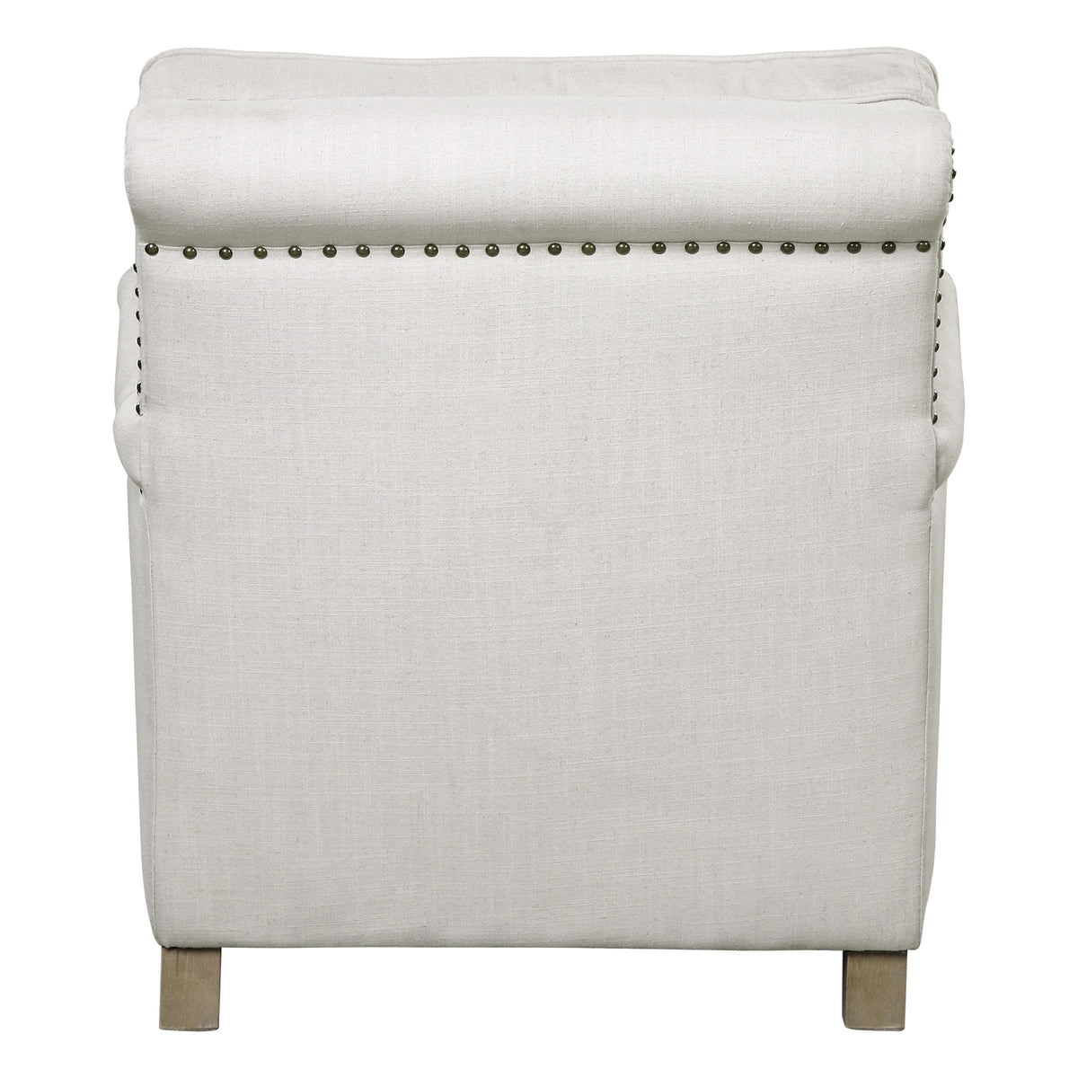 Uttermost Armstead Antique White Armchair