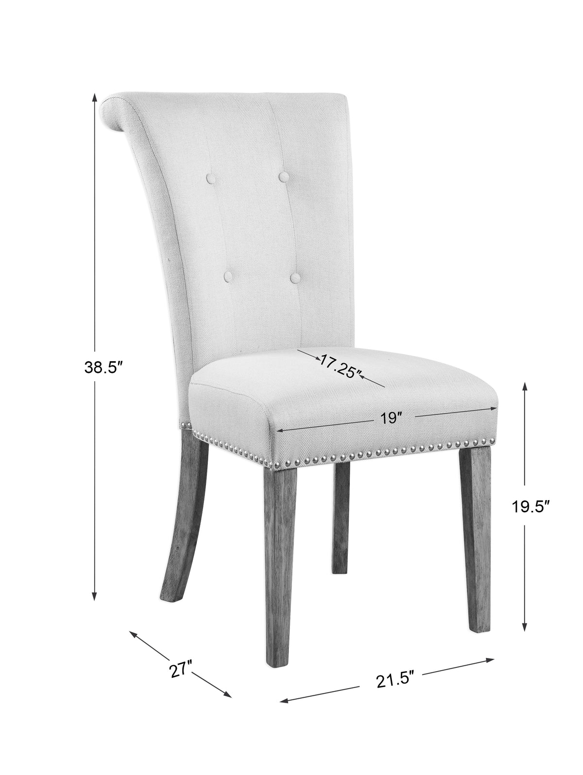 Uttermost Lucasse Oatmeal Dining Chair