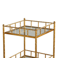 Uttermost Tilly Gold Accent Shelf Table
