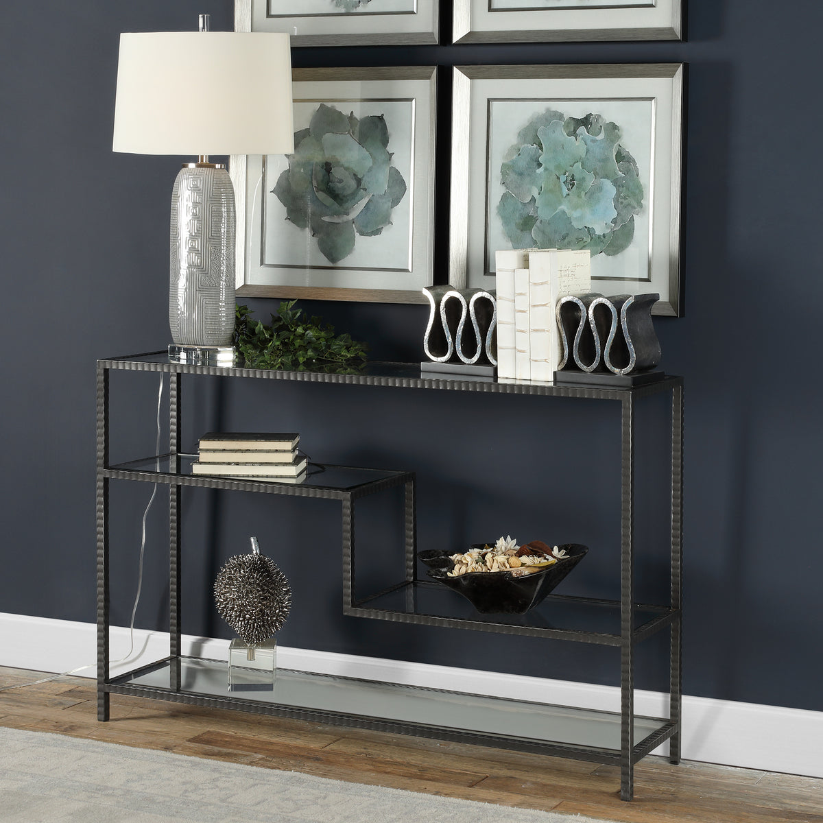 Uttermost Leo Industrial Console Table