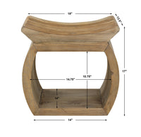 Uttermost Connor Elm Accent Stool