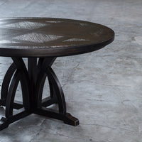 Uttermost Maiva Round Black Dining Table