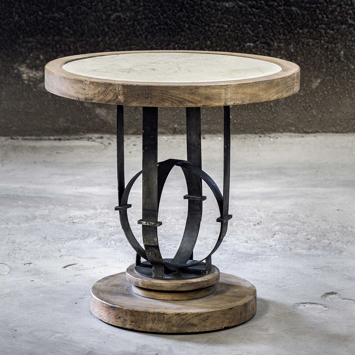 Uttermost Sydney Light Oak Side Table