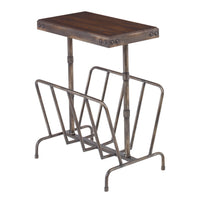 Uttermost Sonora Industrial Magazine Accent Table