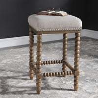 Uttermost Pryce Wooden Counter Stool