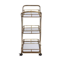 Uttermost Stassi Gold Serving Cart