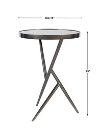 Uttermost Absalom Round Accent Table