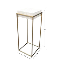 Uttermost Inda Modern Ivory Plant Stand